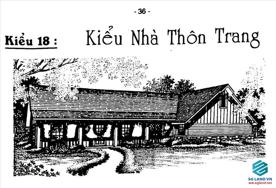 Thiết kế sân vườn đẹp đơn giản ở nông thôn