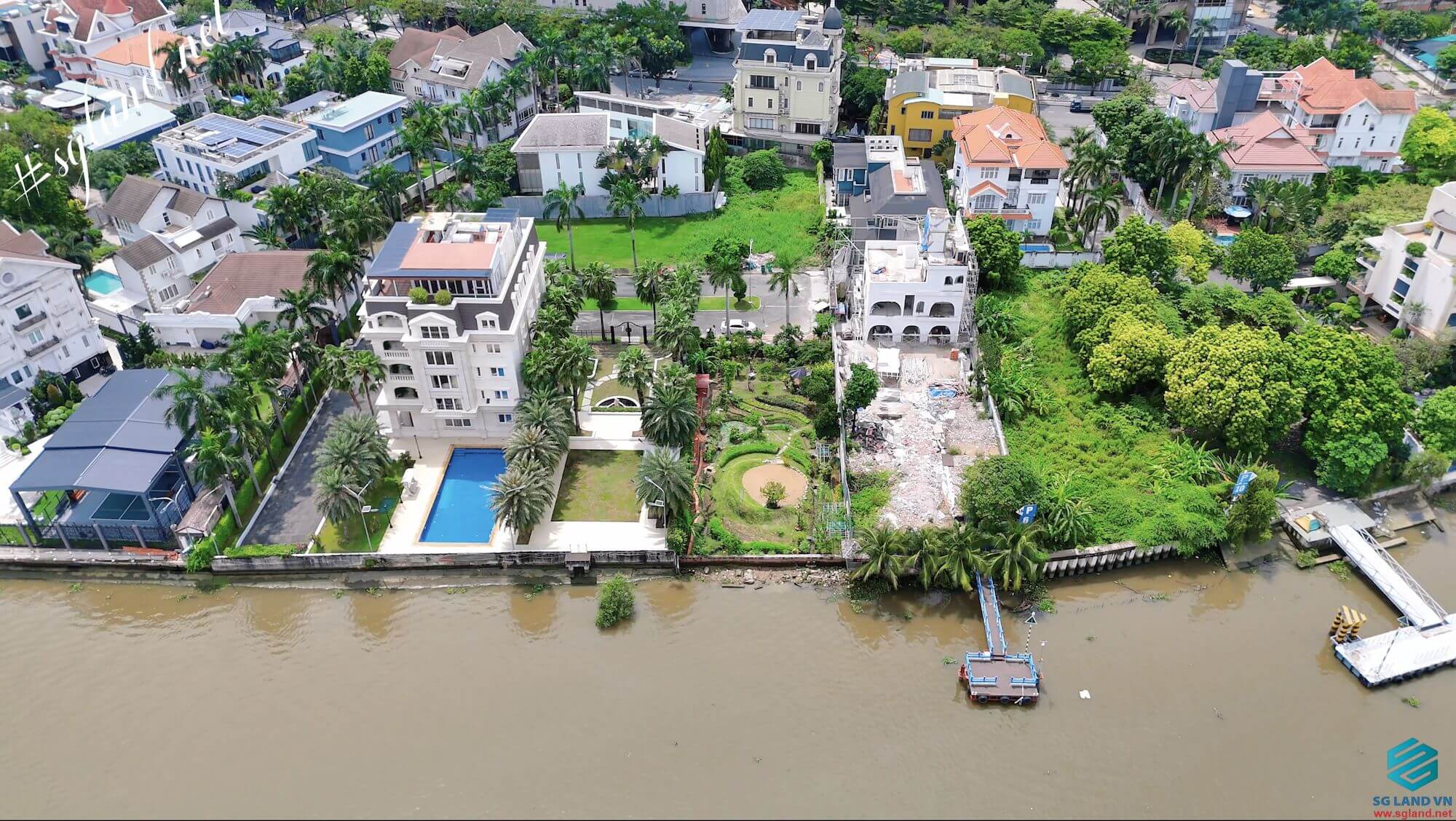 Đất ven sông Thảo Điền, quỹ đất khan hiếm