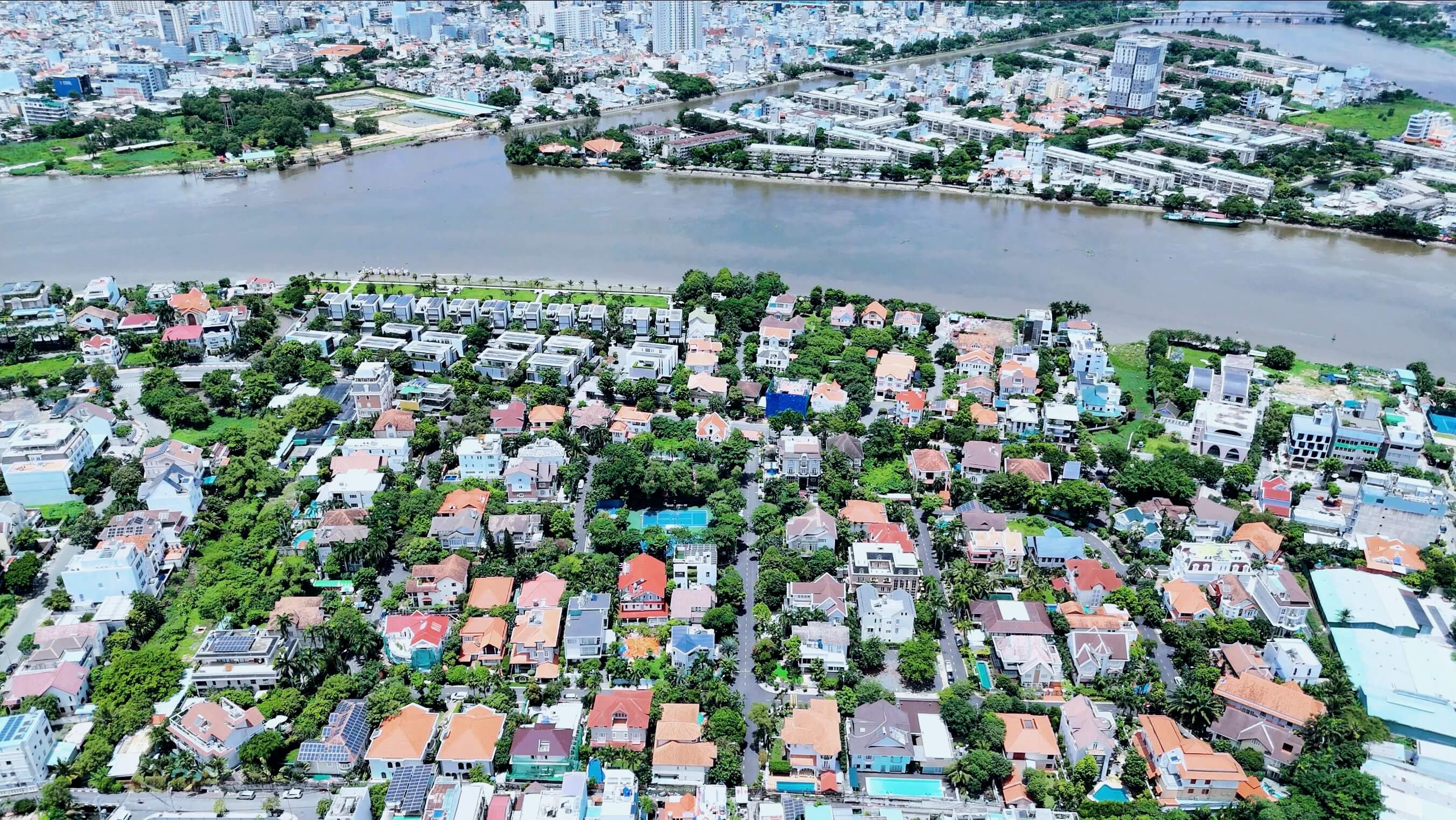 Khu biệt thự compound Thảo Điền ven sông