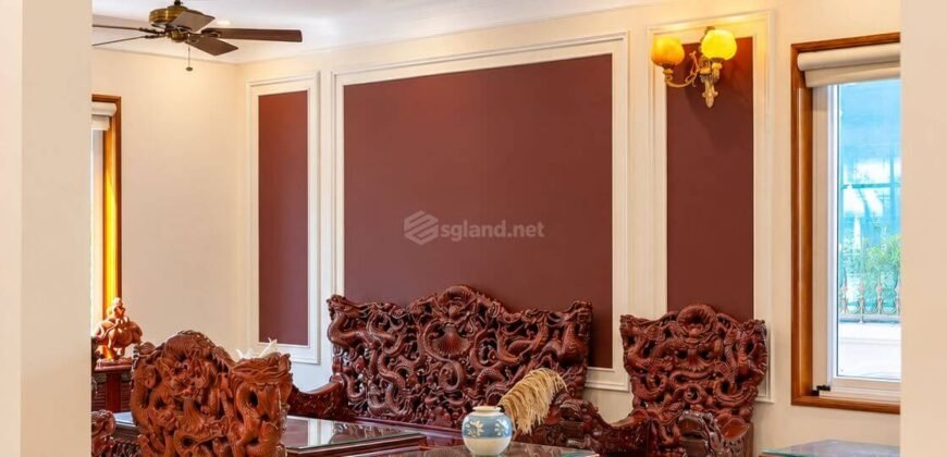 Biệt thự ven sông Sông Giồng 384 m², hồ bơi, giá 120 tỷ