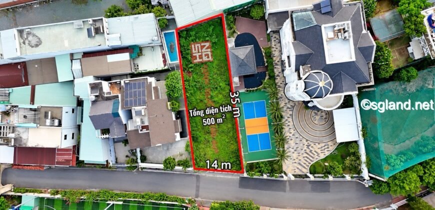 Bán đất biệt thự Quận 2 khu compound Riverside Nguyễn Duy Trinh 495,8 m²